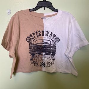 La Luna Speedway Crop top NWOT